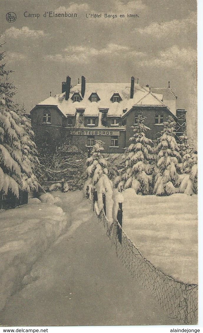 Elsenborn - Camp D'Elsenborn - L'Hôtel Borgs En Hiver - Alexandre Herld, Photographe, Camp D'Elsenborn - 1930 - Elsenborn (camp)