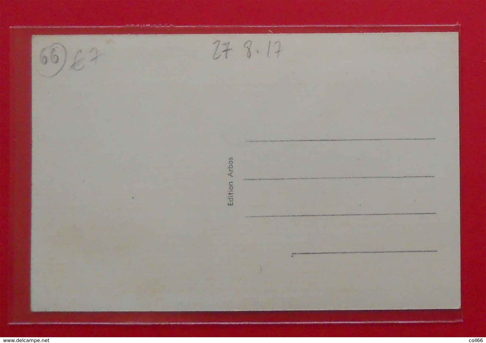 66 Erre Cpa La Cerdagne Française Les églises Peu Courante éditeur Arbos Bicolore Dos Scanné - Autres & Non Classés