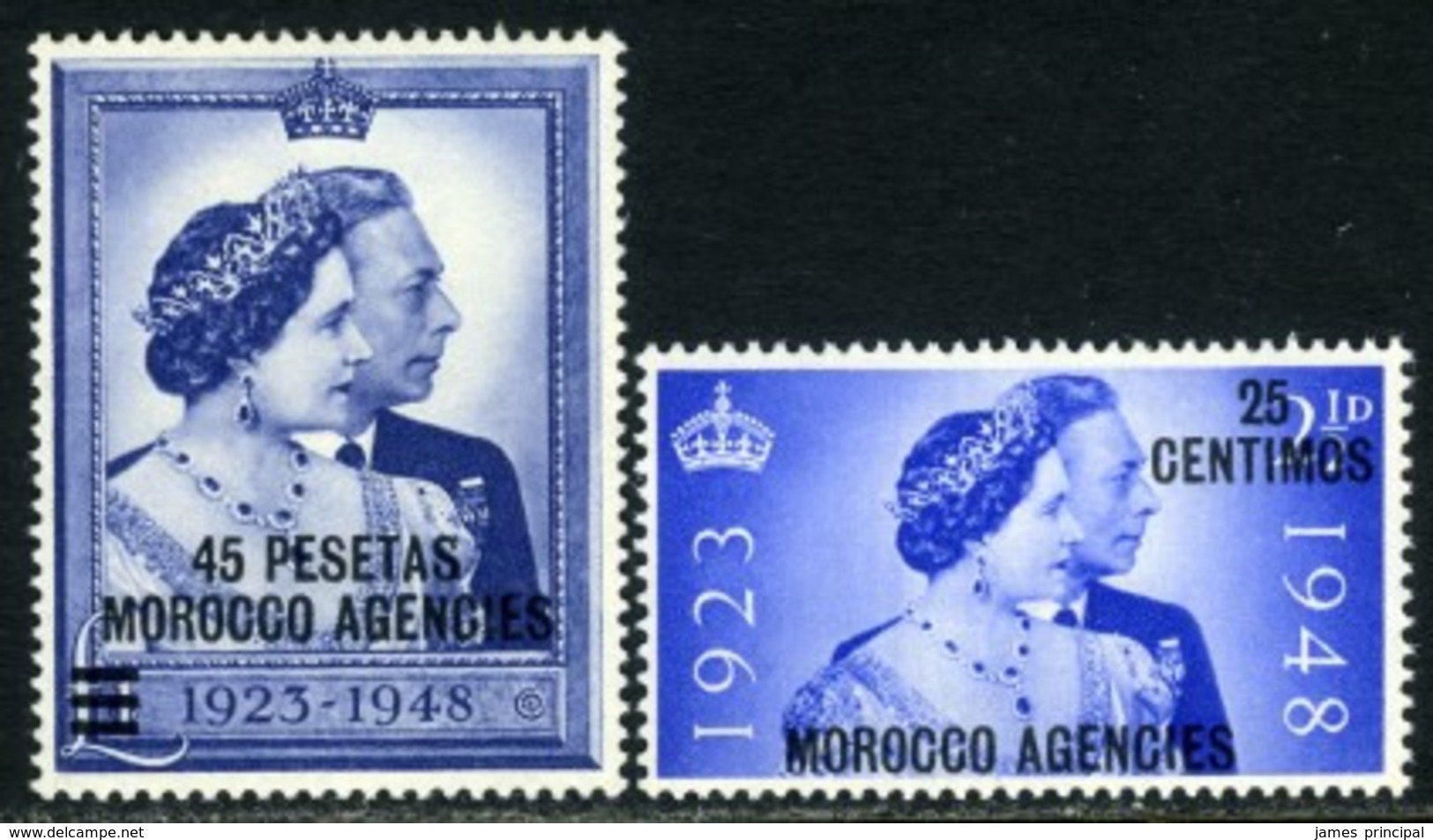 British Morocco. SG #176-177. Mint. ** - Oficinas En  Marruecos / Tanger : (...-1958