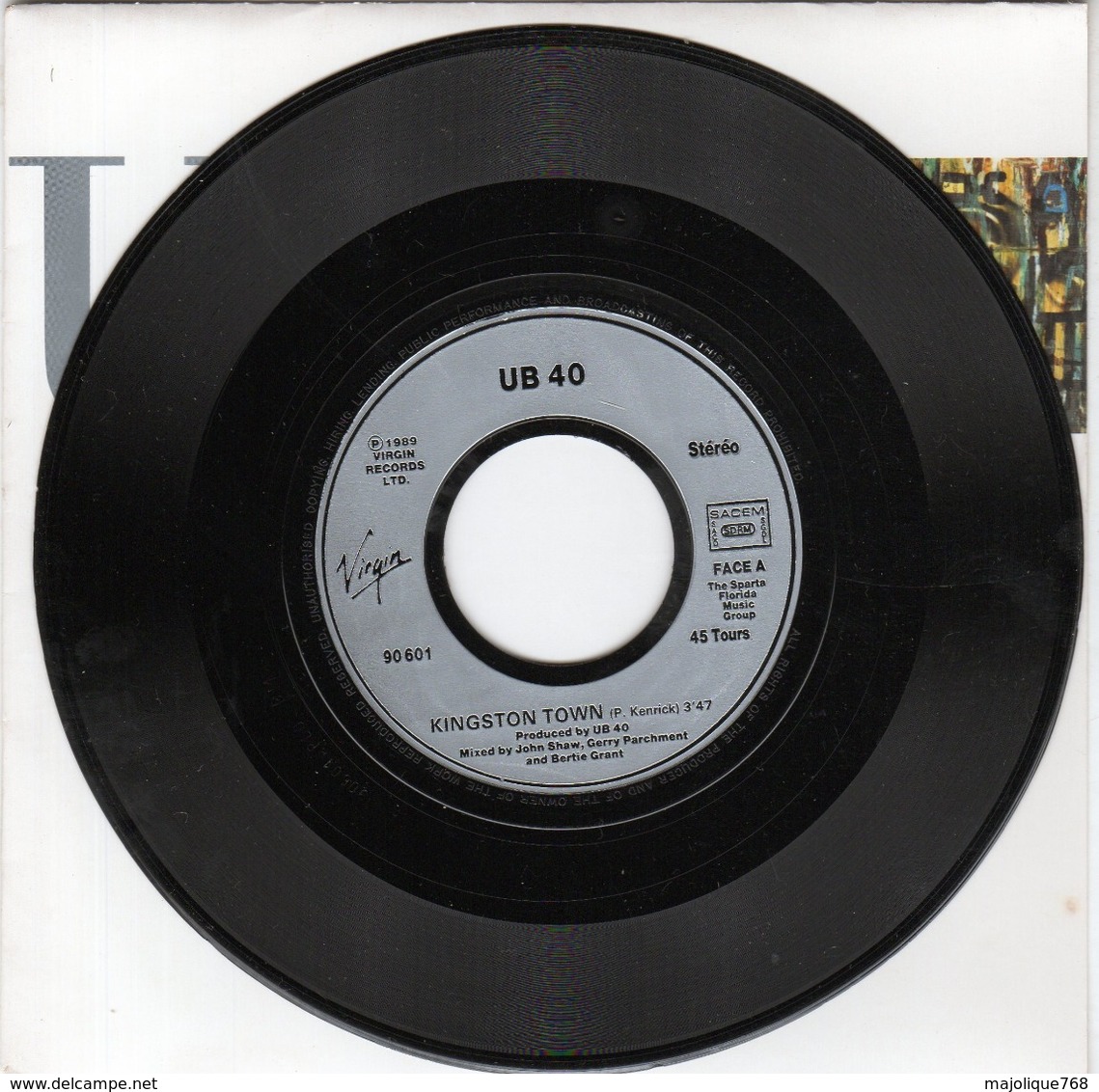 UB40 - Kingston Town - Lickwood - Virgin 90601 - 1990 - - Reggae