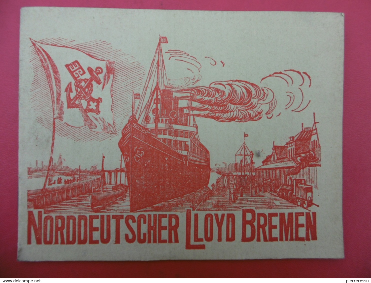 NORDDEUTSCHER LLOYD BREMEN PAQUEBOT - Publicités