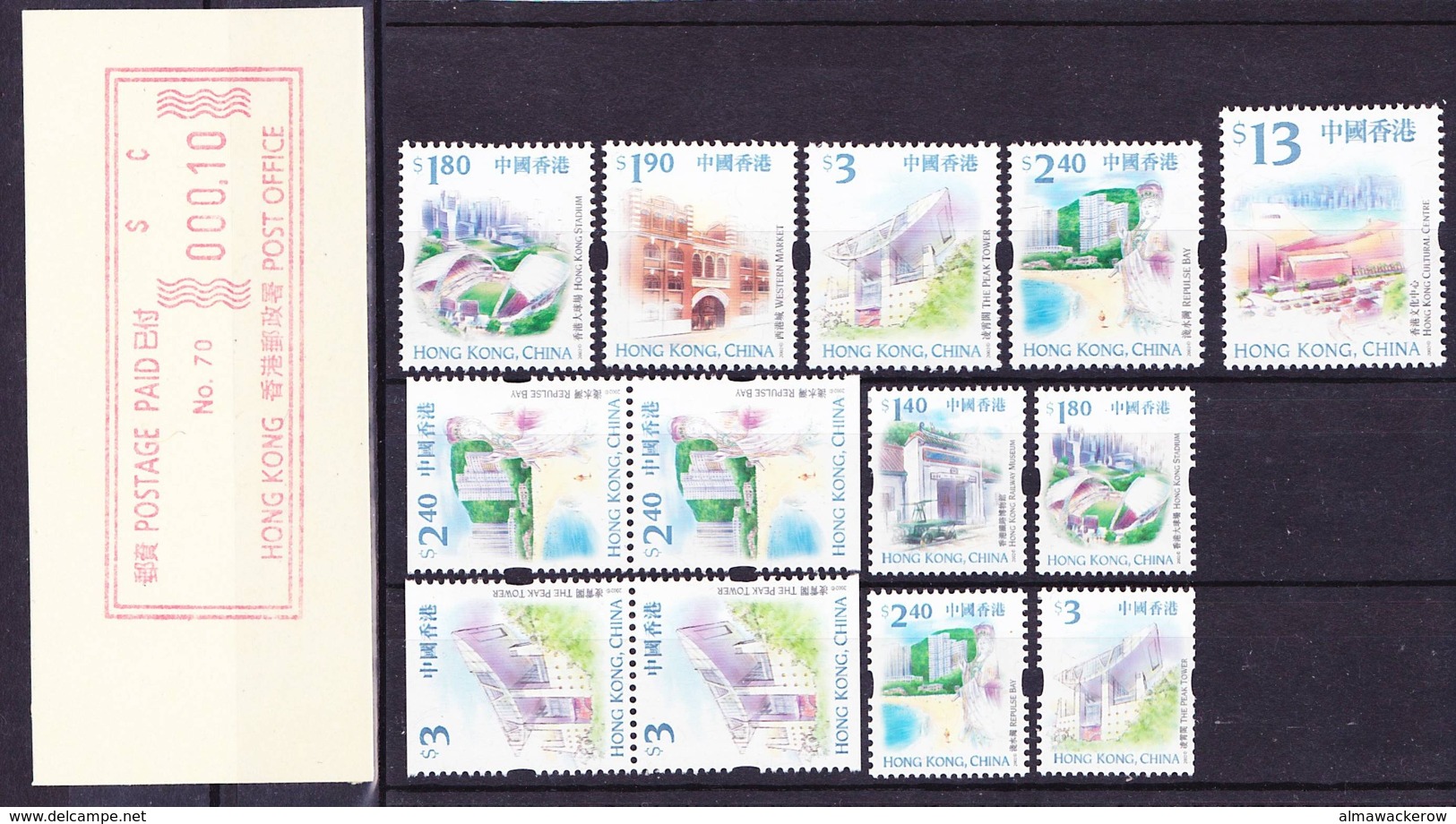 Hong Kong 2002 Definitive Stamps Of 2002, Complete Issue Mi 1020-1029 MNH ** - Ungebraucht