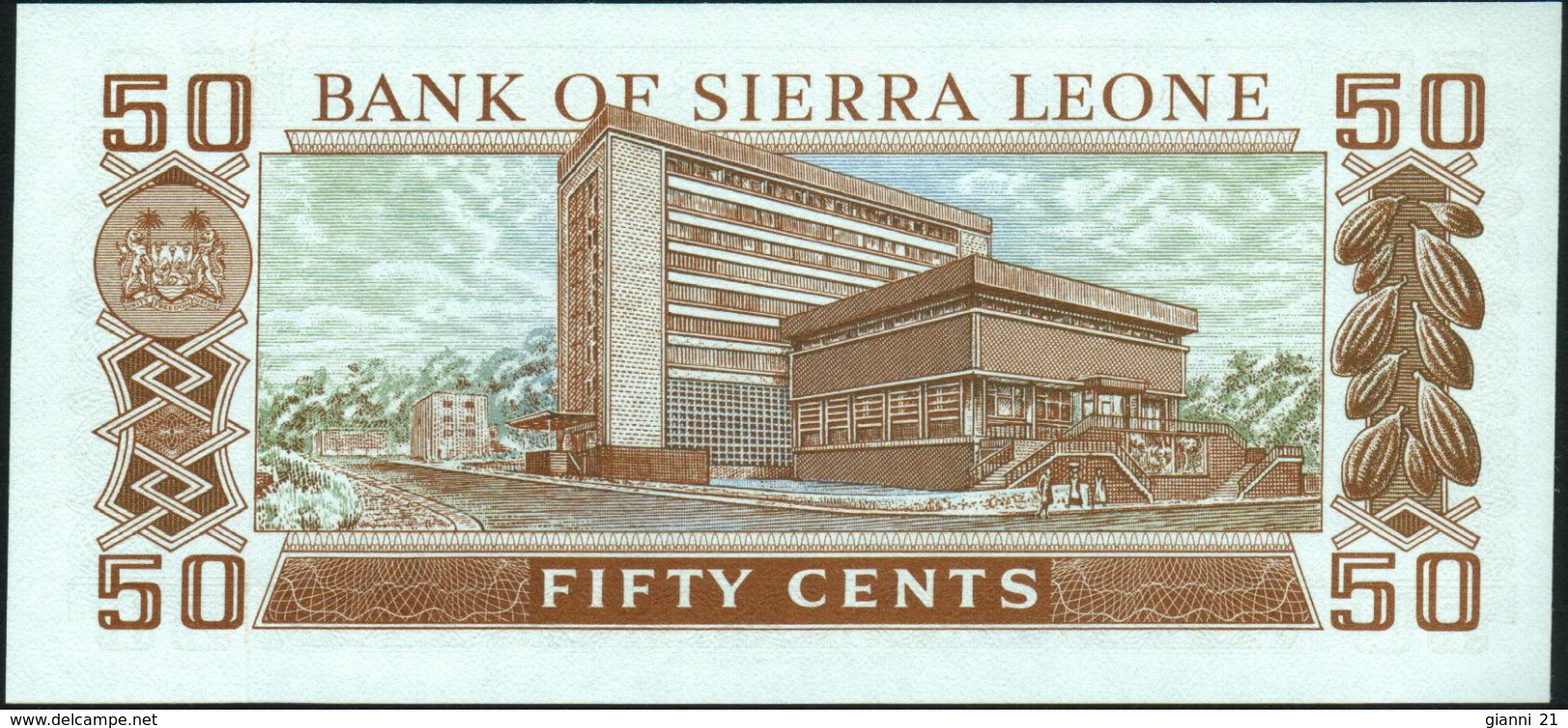 SIERRA LEONE - 50 Cents 01.07.1979 UNC P.4 C - Sierra Leone