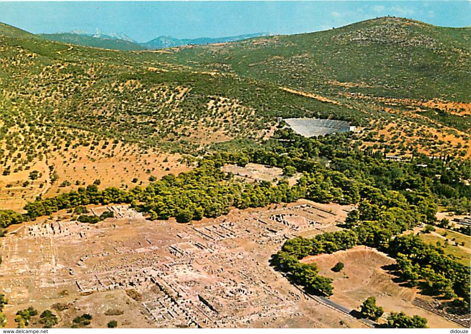 Grèce - Epidaure - Epídauros - Vue Générale - Le Théâtre Ancien - Carte Neuve - Voir Scans Recto-Verso - Grecia