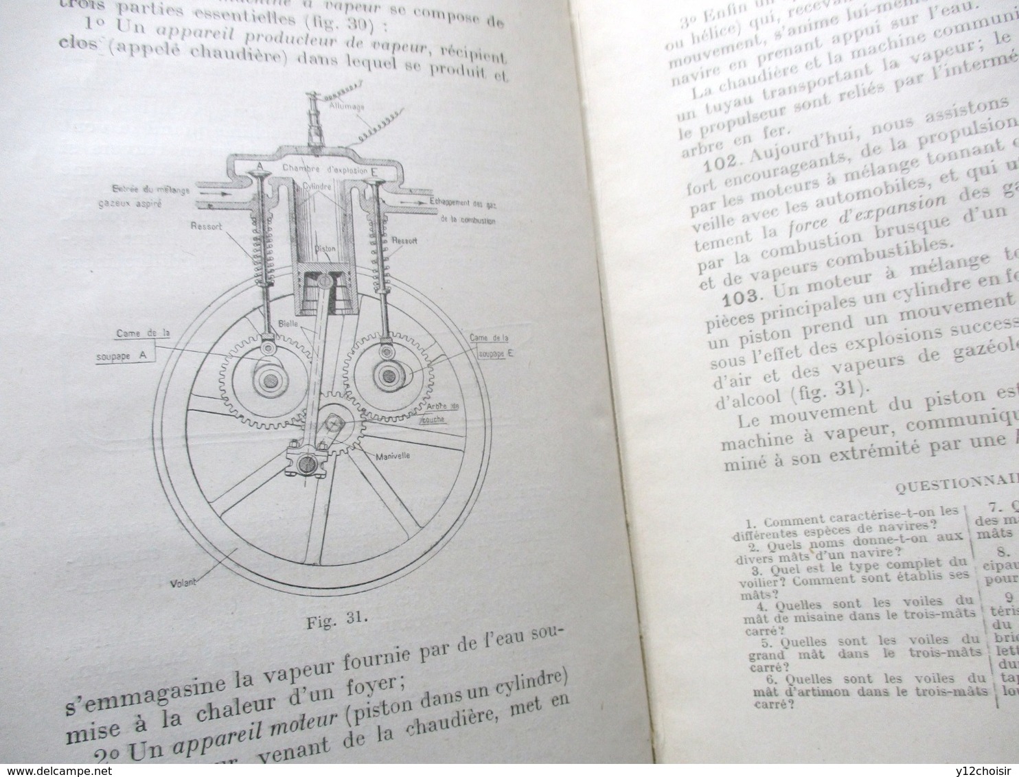 LIVRE 1921 NOTIONS ELEMENTAIRES SUR LA MER LA NAVIGATION ET LA PECHE ECOLES PRIMAIRES DU LITTORAL - Pêche