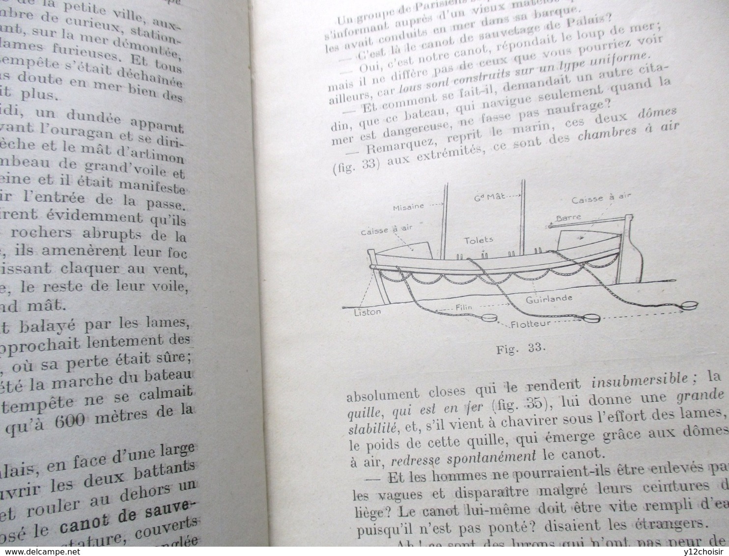 LIVRE 1921 NOTIONS ELEMENTAIRES SUR LA MER LA NAVIGATION ET LA PECHE ECOLES PRIMAIRES DU LITTORAL - Pêche