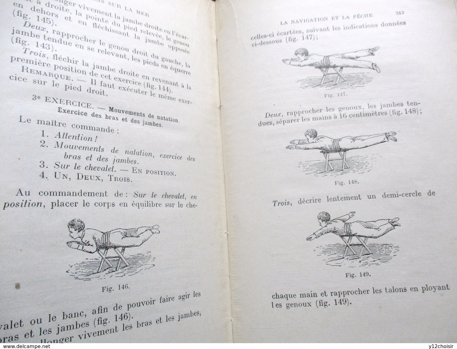 LIVRE 1921 NOTIONS ELEMENTAIRES SUR LA MER LA NAVIGATION ET LA PECHE ECOLES PRIMAIRES DU LITTORAL