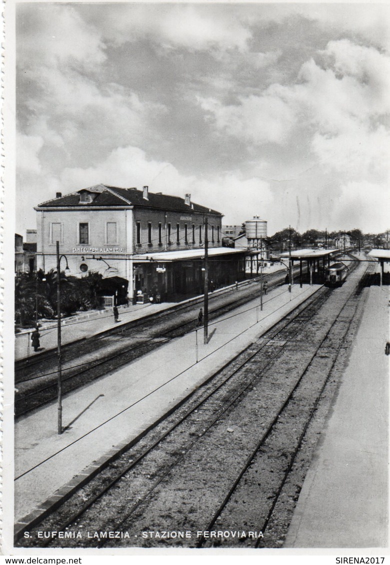 SANT' EUFEMIA LAMEZIA - STAZIONE FERROVIARIA - CATANZARO - VIAGGIATA - Catanzaro