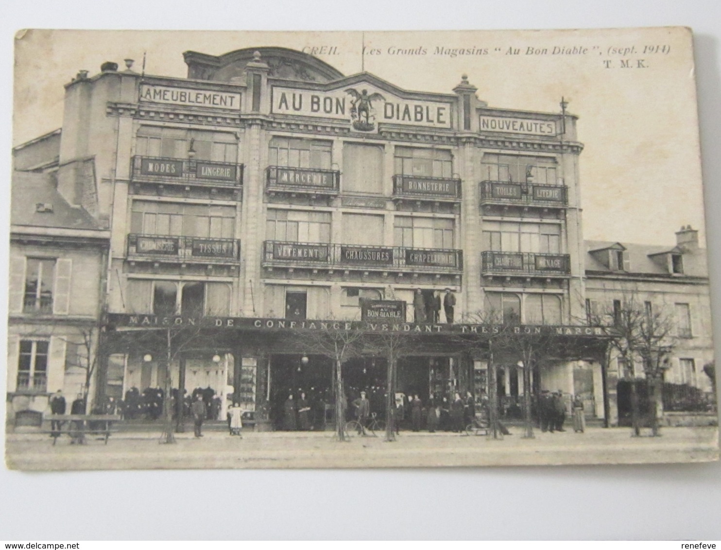 60 Creil Les Grands Magasins Au Bon Diable                19 Meni - Creil