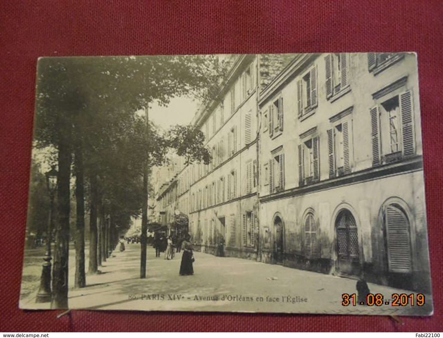 CPA - Paris - Avenue D'Orléans En Face L'Eglise - Arrondissement: 14