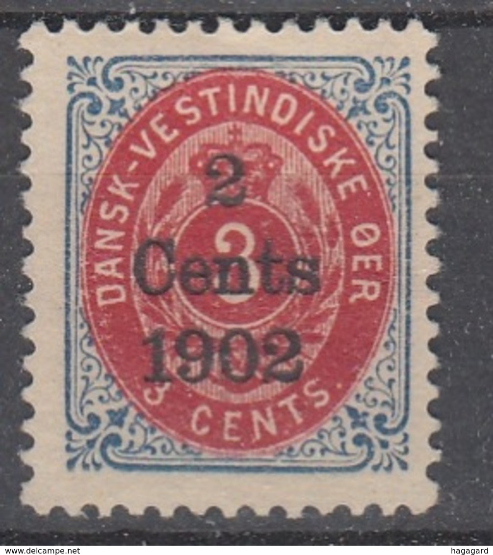 +D3276. Danish West Indies 1902. AFA 20y. MH(*) - Dänische Antillen (Westindien)