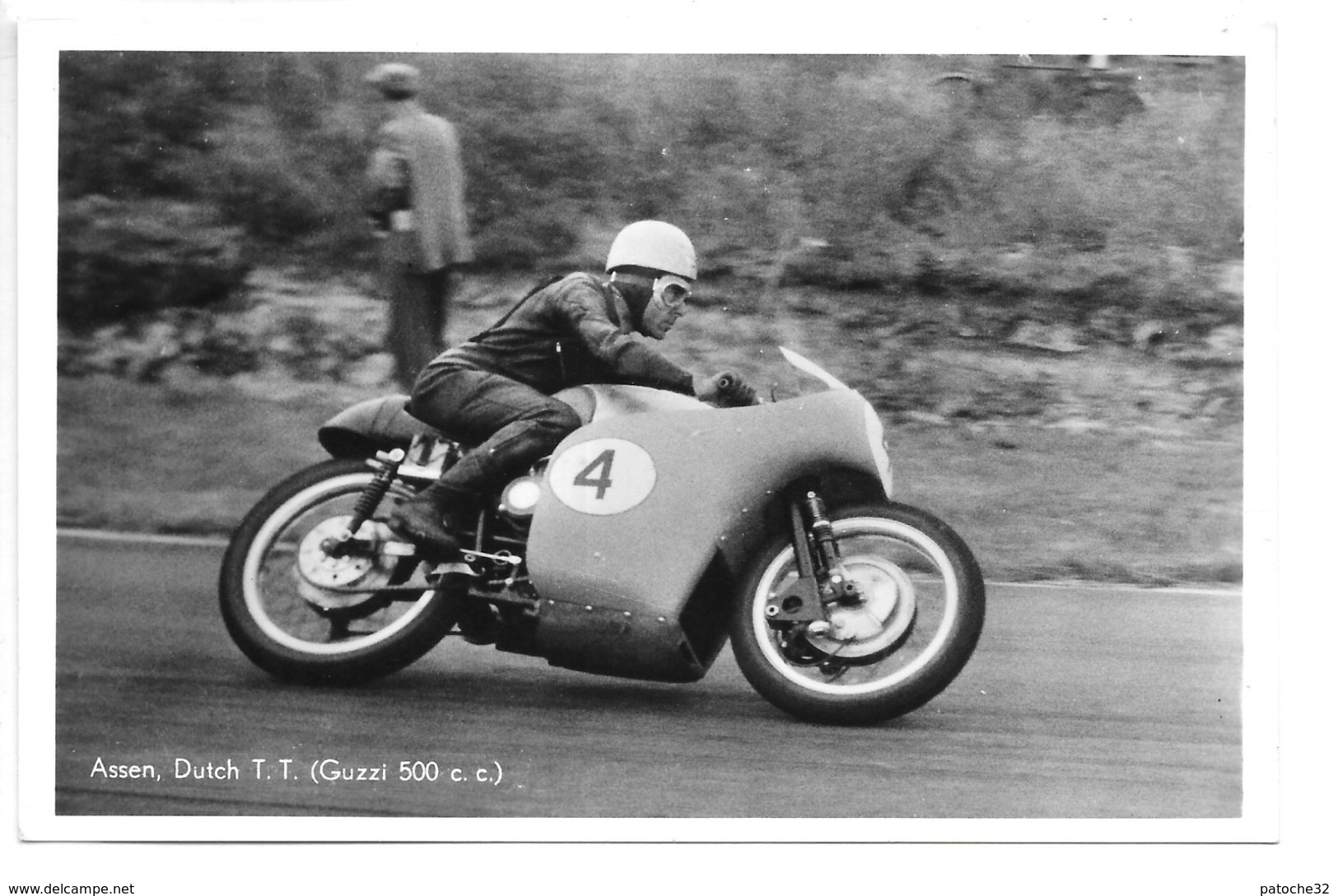 Carte-photo...Assen...(pays-bas)...moto...dutchT.T.....(guzzi C.c.)...années 50... - Sport Moto