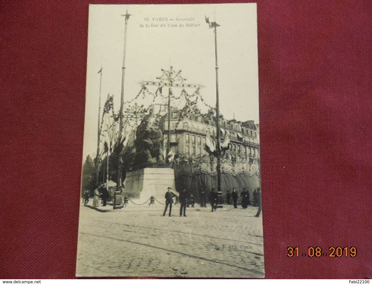 CPA - Paris - Souvenir De La Fête Du Lion De Belfort - Arrondissement: 14