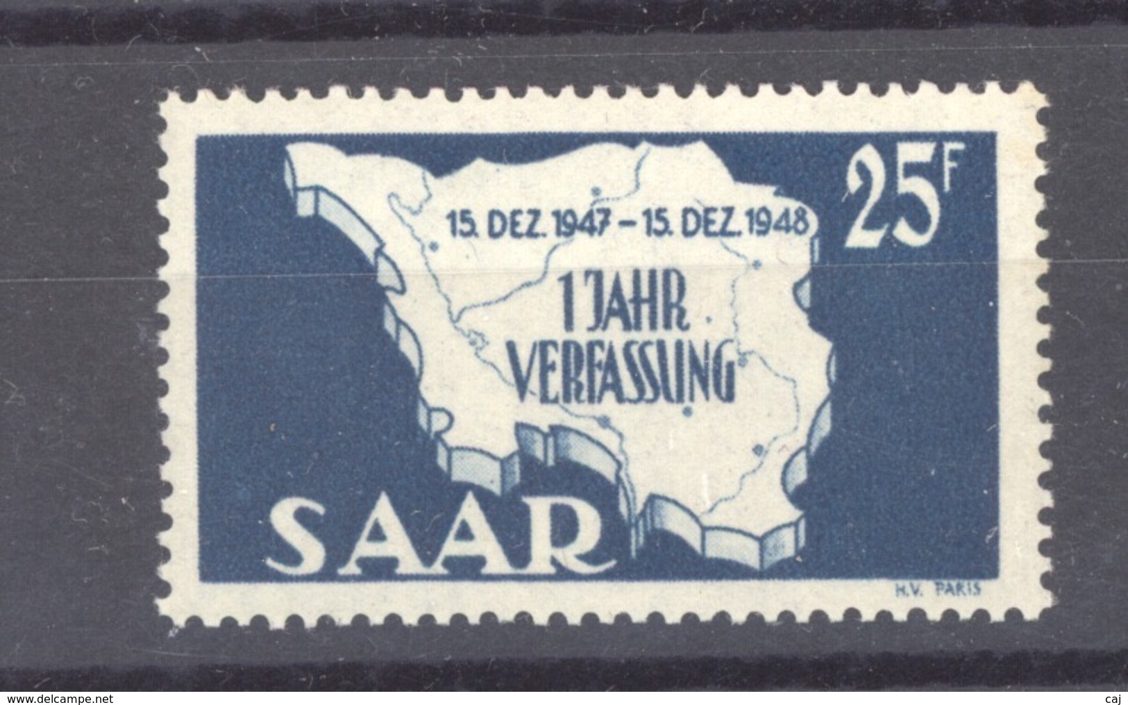 07100  -  Sarre  :  Mi  261 III    **   Type III - Ungebraucht