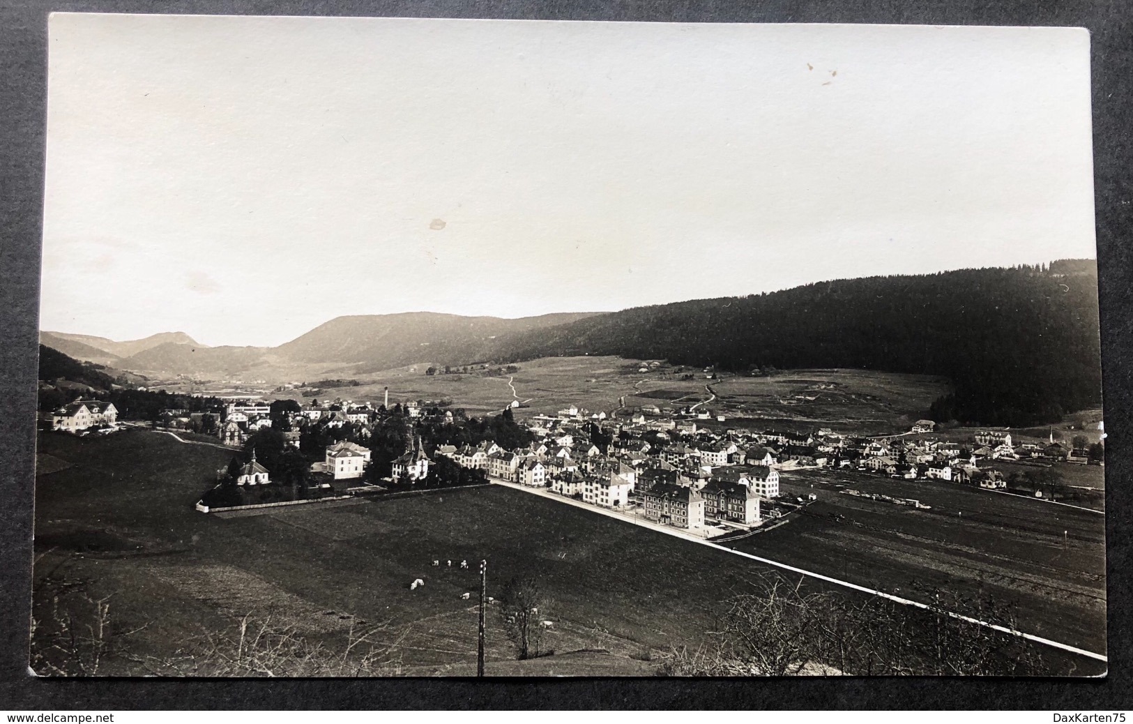 Val De Travers En 1924 Foto/ Postcarte - Travers