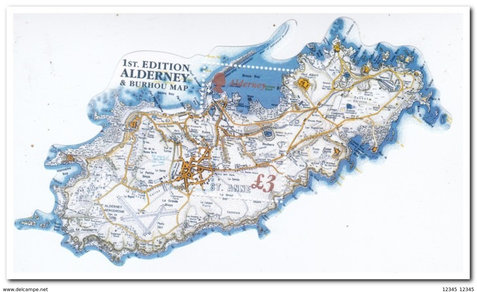 Alderney 2017, Postfris MNH, Map - Armenië