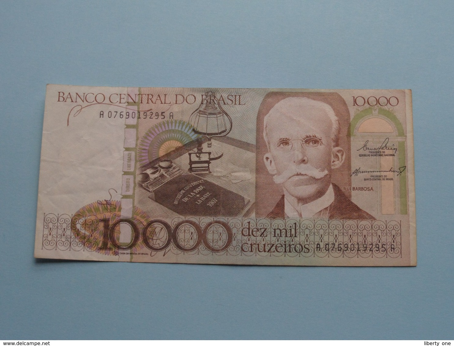 DEZ MIL 10000 CRUZEIROS > BRASIL ( For Grade, Please See Photo ) ! - Brazil