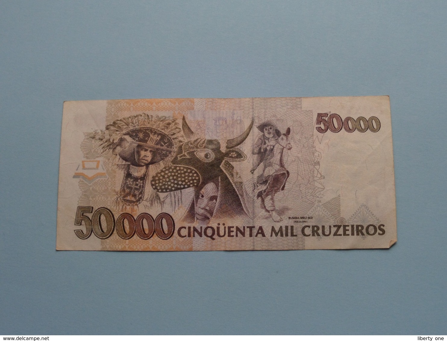 CINQUENTA MIL 50000 CRUZEIROS > BRASIL ( For Grade, Please See Photo ) ! - Brasile