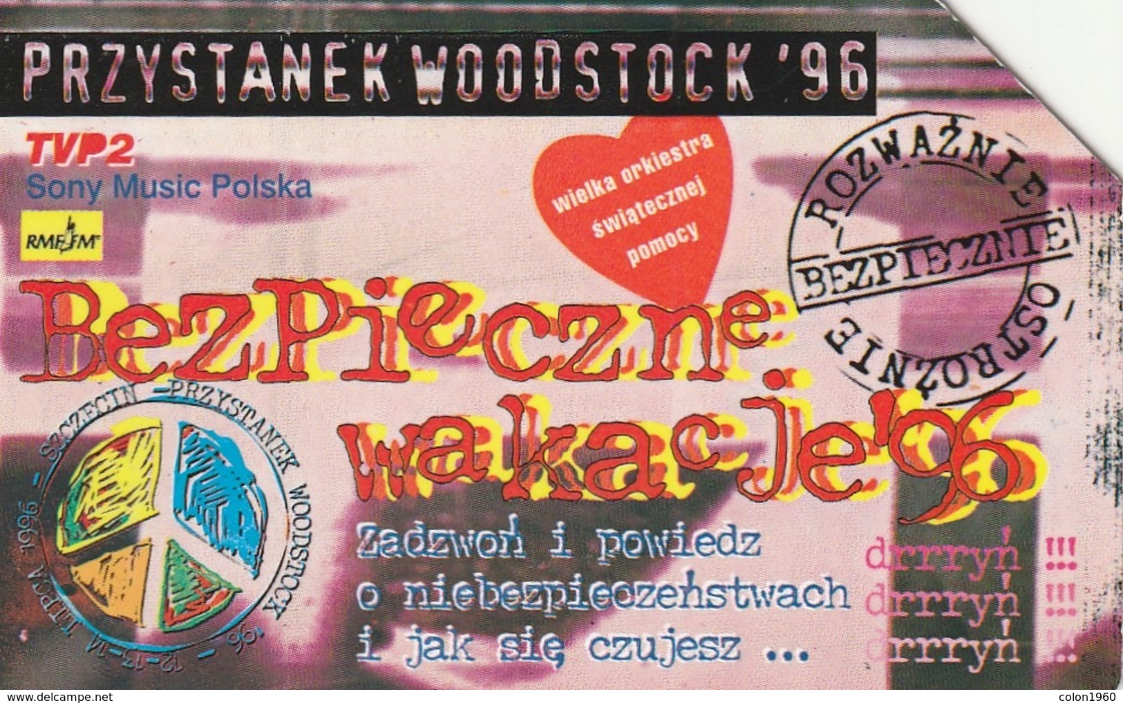 POLONIA. Woodstock '96. 25U. 142. (126) - Polonia