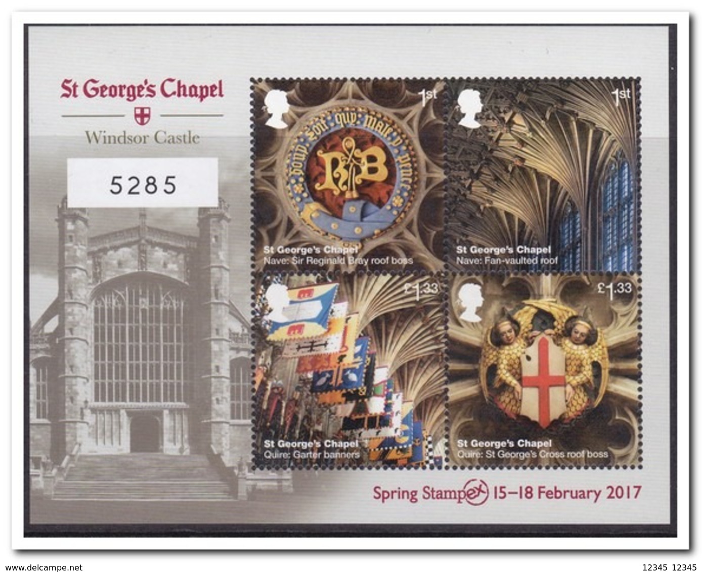 Engeland 2017, Postfris MNH, St. Gerorge's Chapel - Armenië