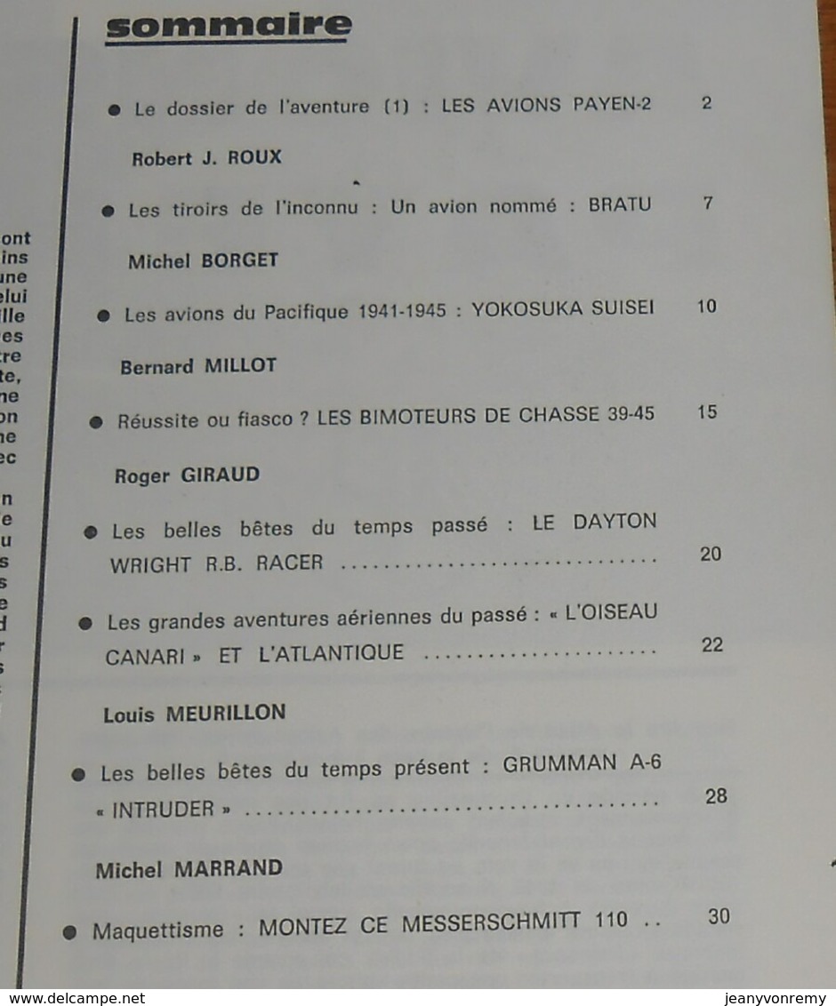 L'album Du Fanatique De L'aviation. N°6. Décembre 1969. - Aviación