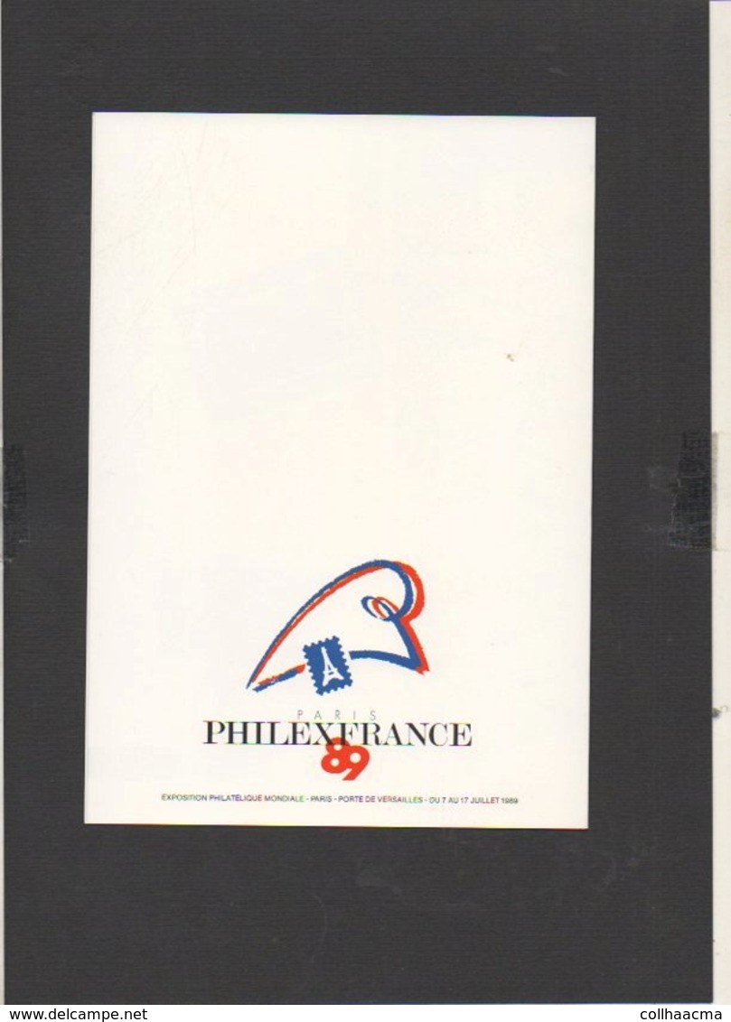 1989 Souvenir Philatélique Cachet Bicentenaire Révolution (premier Jour) Caen N° 2560 / Document De La Poste - 1980-1989