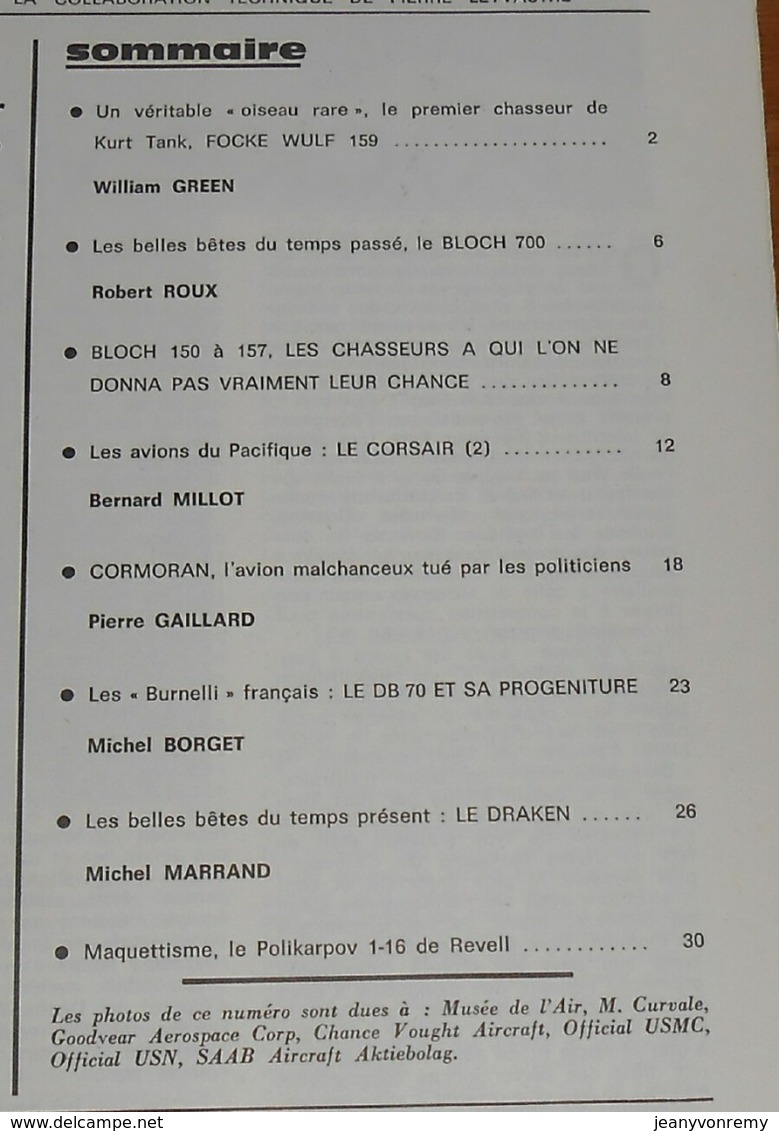 L'album Du Fanatique De L'aviation. N°8. Février 1970. - Aviation