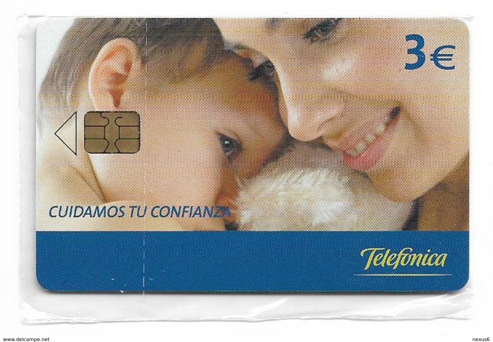 Spain - Telefónica - Cuidamos Tu Confianza - Baby And Mom - P-558 - 11.2004, 3€, 11.500ex, NSB - Emisiones Privadas