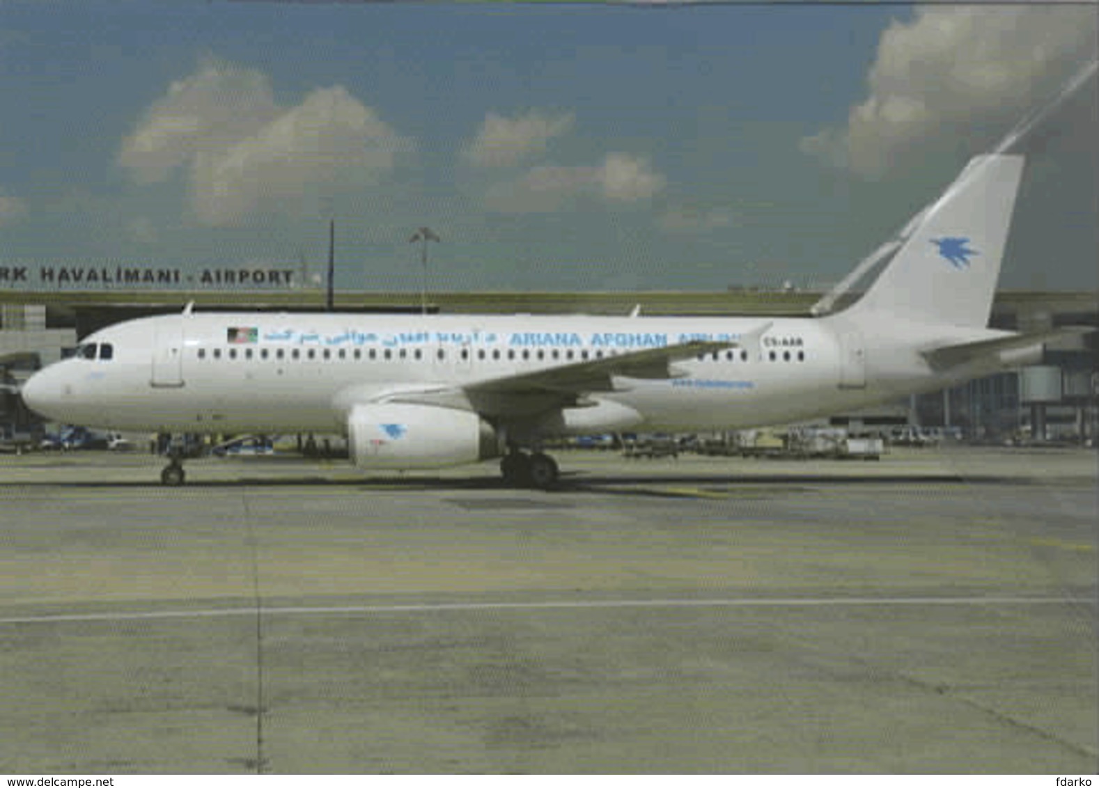 Ariana Afghan Airlines A320 C5-AAR Airways Airplane Aereo - 1946-....: Era Moderna