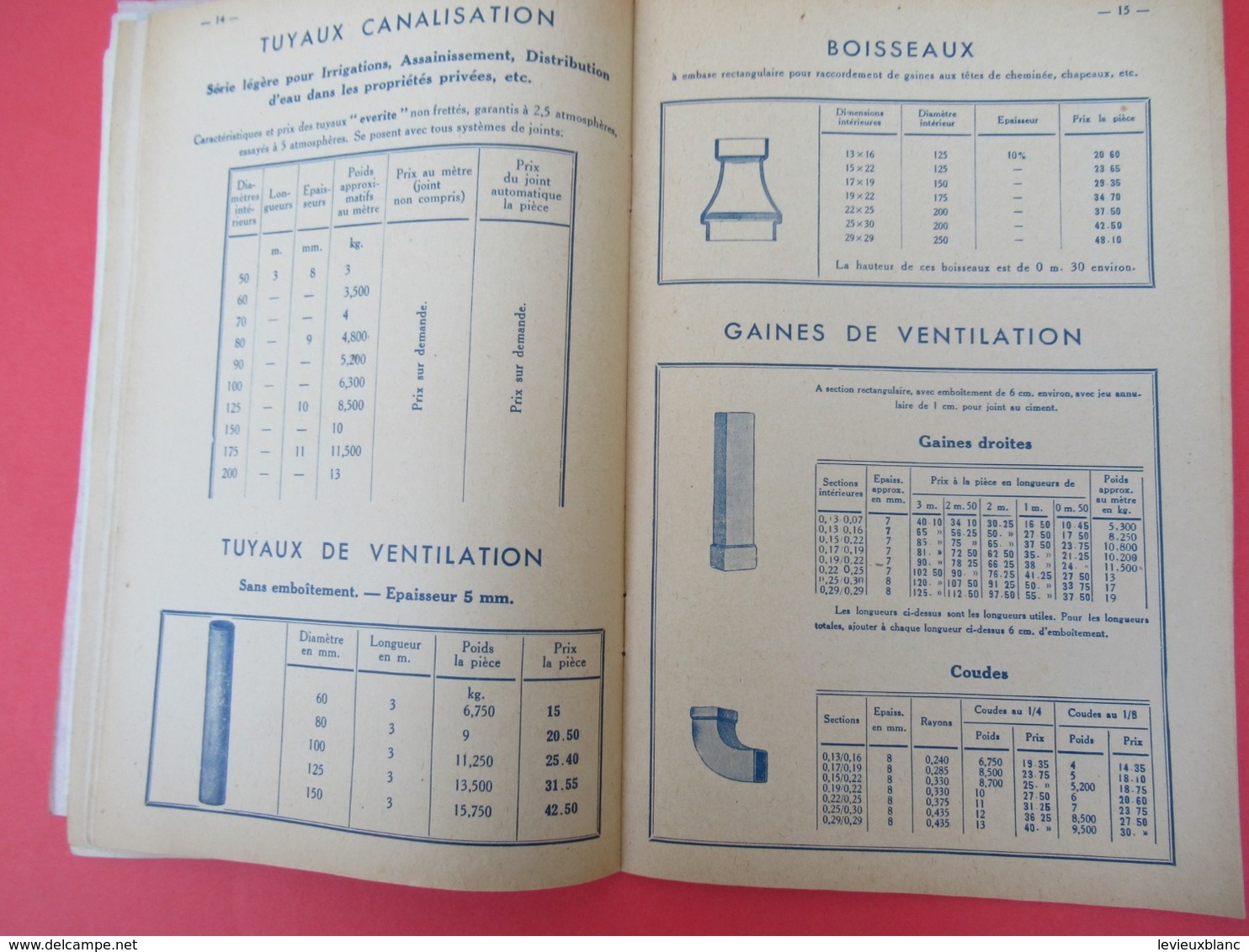 Catalogue/EVERITE/Revêtements Décoratifs/Société Française/Paris-Bassens - Bordeaux-Marseille/ 1937             CAT248 - Altri & Non Classificati