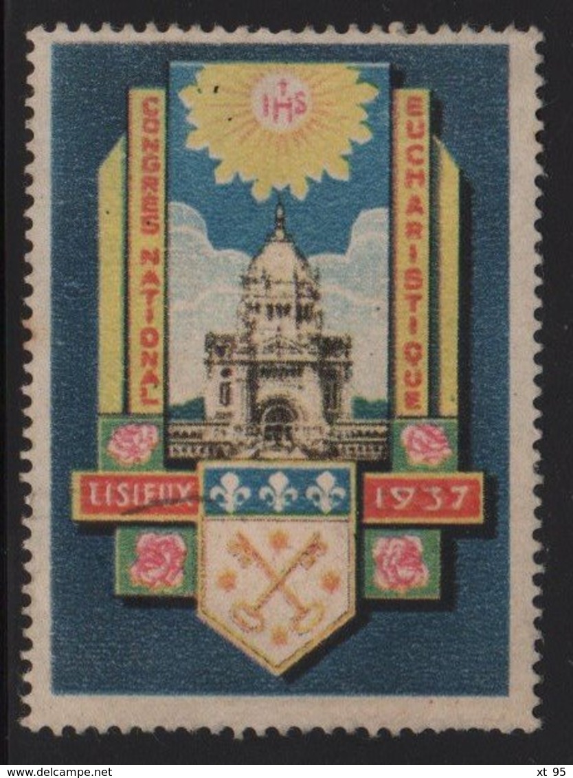 Vignette - Lisieux - Congres Eucharistique - 1937 - Sonstige & Ohne Zuordnung