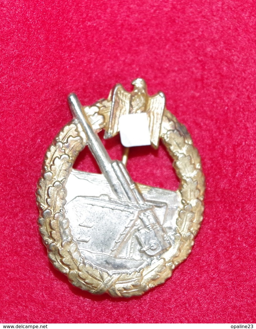 MILITARIA ALLEMAND INSIGNE DE L'ARTILLERIE COTIERE KM A VOIR WW2 1939/1945 - 1939-45