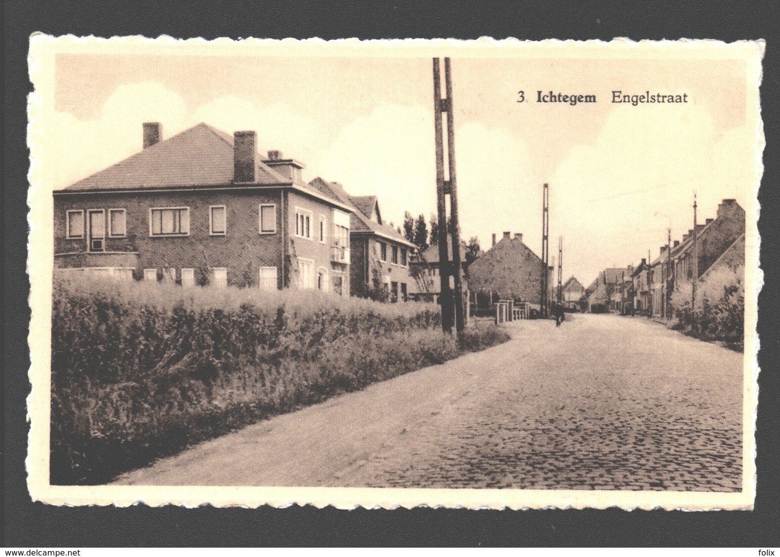 Ichtegem - Engelstraat - Uitgave Drukkerij Martens - Ichtegem