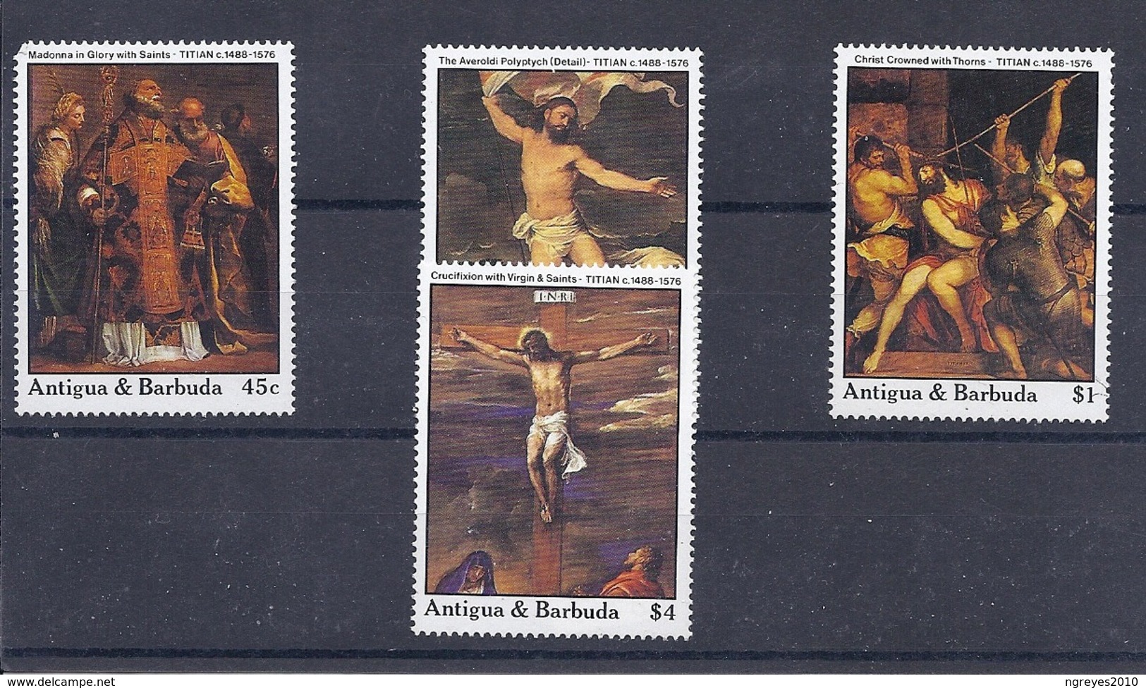 190031915  ANTIGUA Y BARBUDA  YVERT    Nº  1078/81  **/MNH - Antigua Y Barbuda (1981-...)