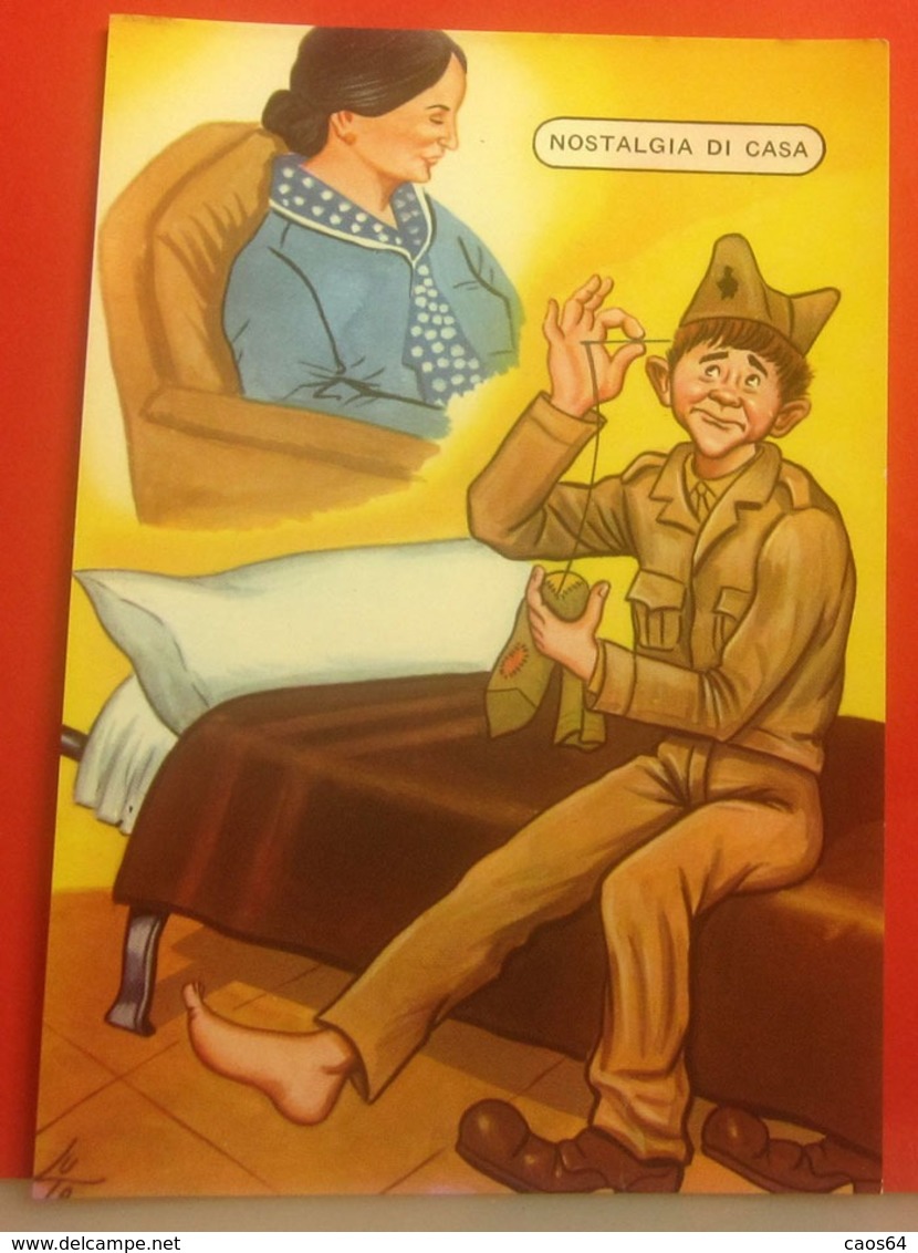 Humor Militari - Nostalgia Di Casa   CARTOLINA  Non Viaggiata - Umoristiche