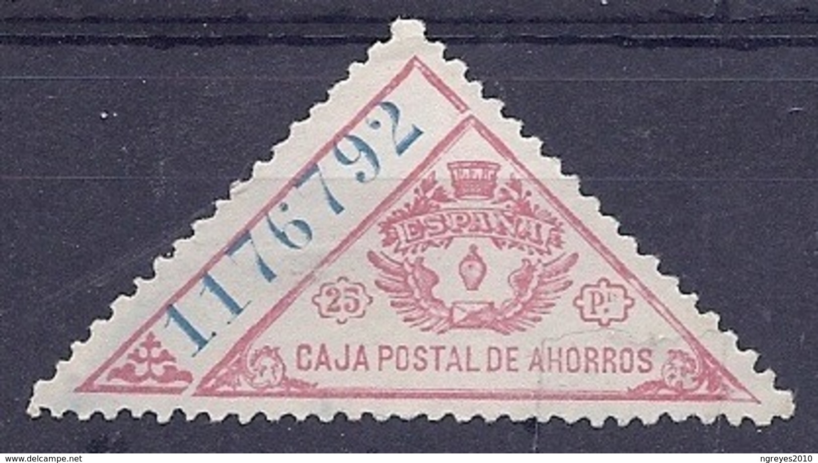 190031924  ESPAÑA  EDIFIL  POLIZA Nº  17 - Steuermarken