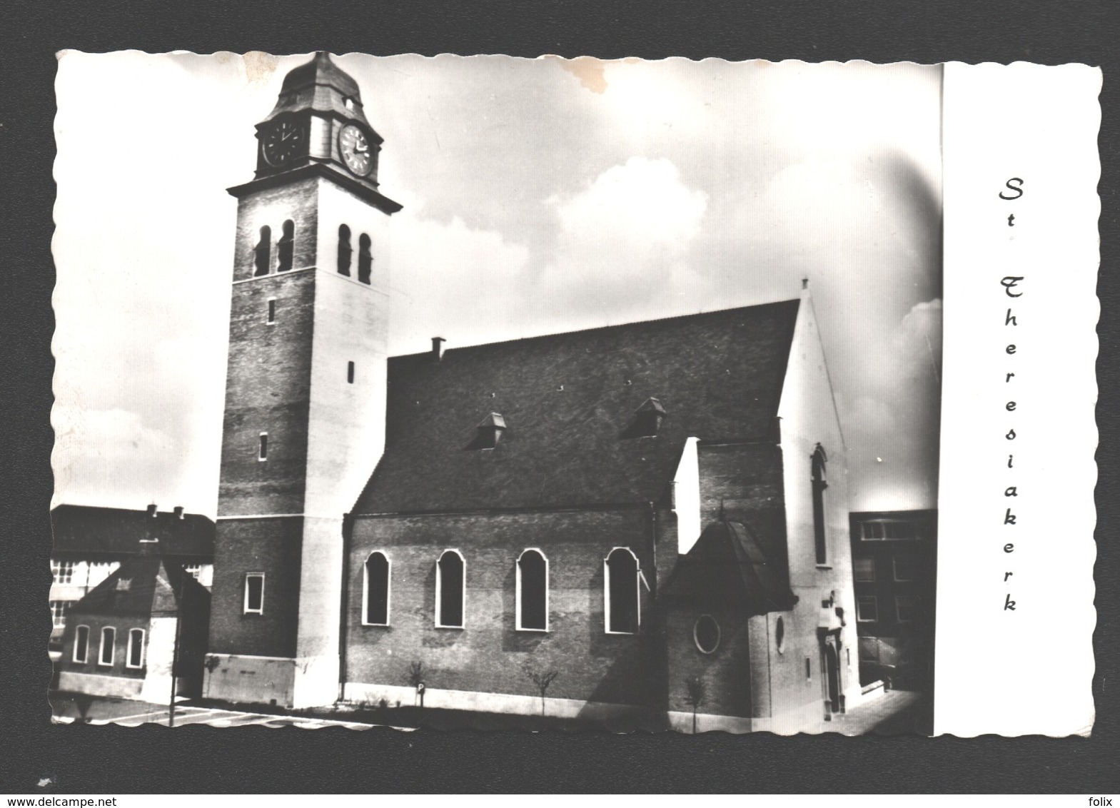 Wevelgem - Posthoorn - St. Theresiakerk - Uitgave Huize Gudrun, Wevelgem - Fotokaart - Wevelgem