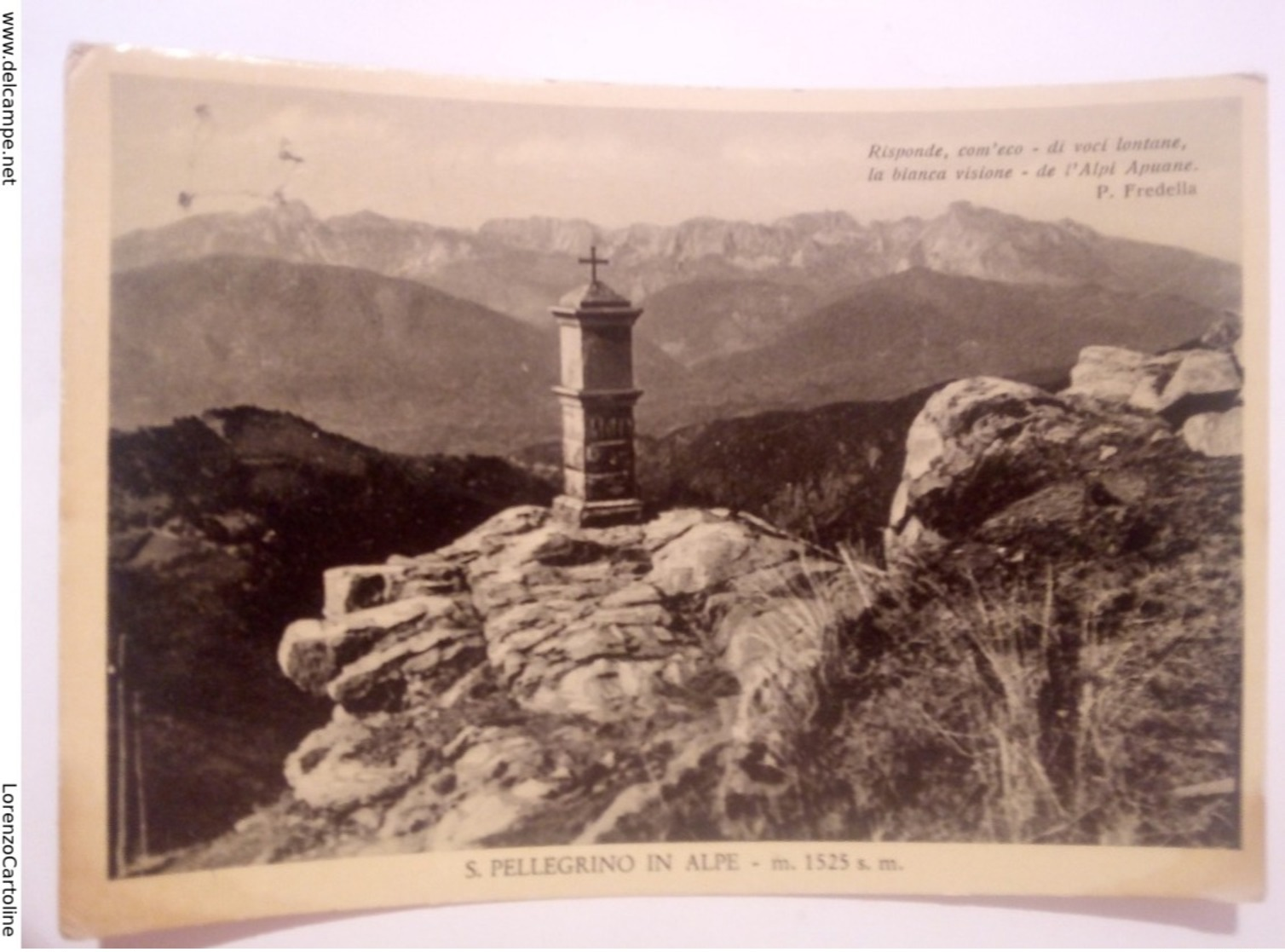 S. PELLEGRINO IN ALPE Viaggiata 1956 Fredella Bergamo - Bergamo