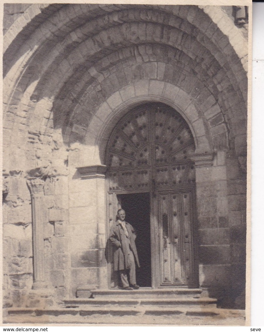 SANTILLANA Del MAR 1929  Photo Amateur Format Environ 6,5 Cm Sur 5 Cm ESPAGNE - Lugares