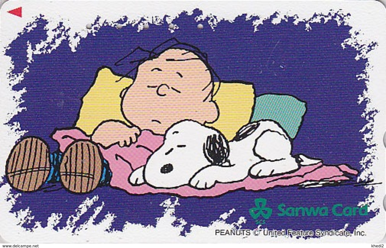 Télécarte Japon / 110-186941 - BD Comics - CHIEN SNOOPY ** BANQUE SANWA BANK ** - PEANUTS DOG Japan Phonecard - 1343 - Japan