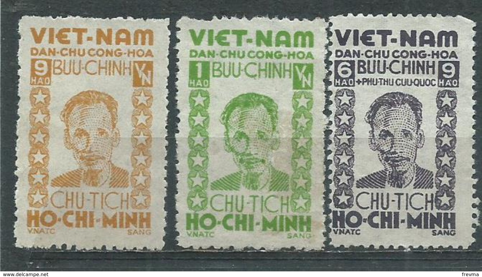 Timbre Vietnam 1946 Ho Chi Minh - Vietnam