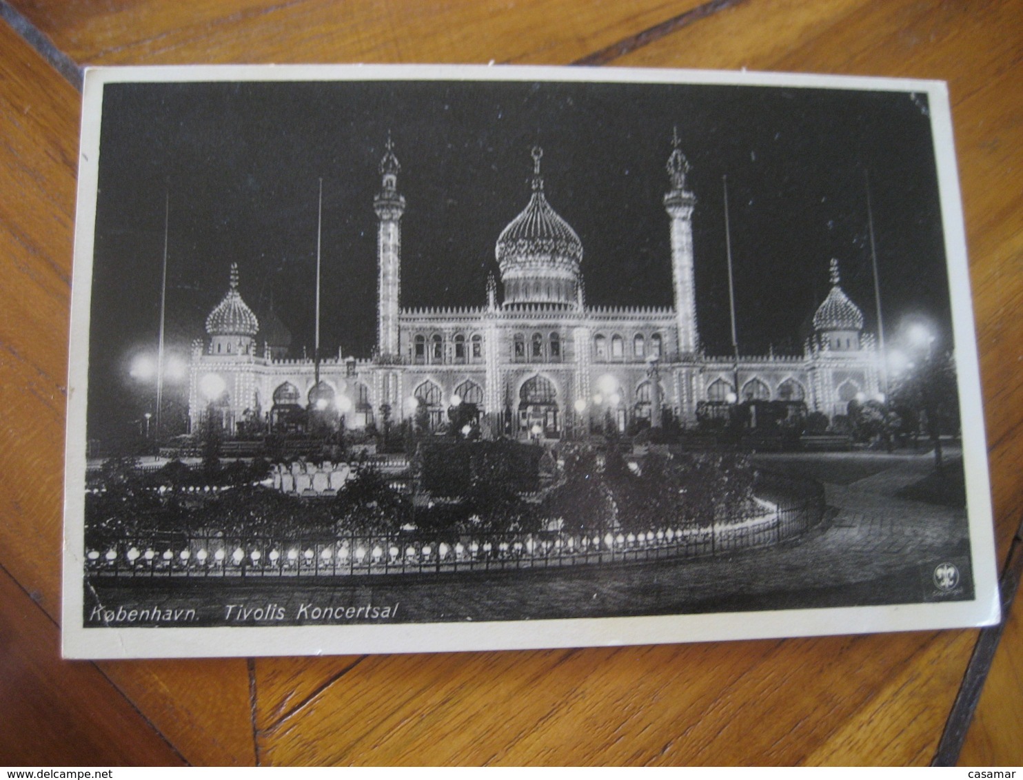 KOBENHAVN 1936 To Berlin Germany Stamp On Tivoli The Concert Hall Post Card DENMARK - Covers & Documents