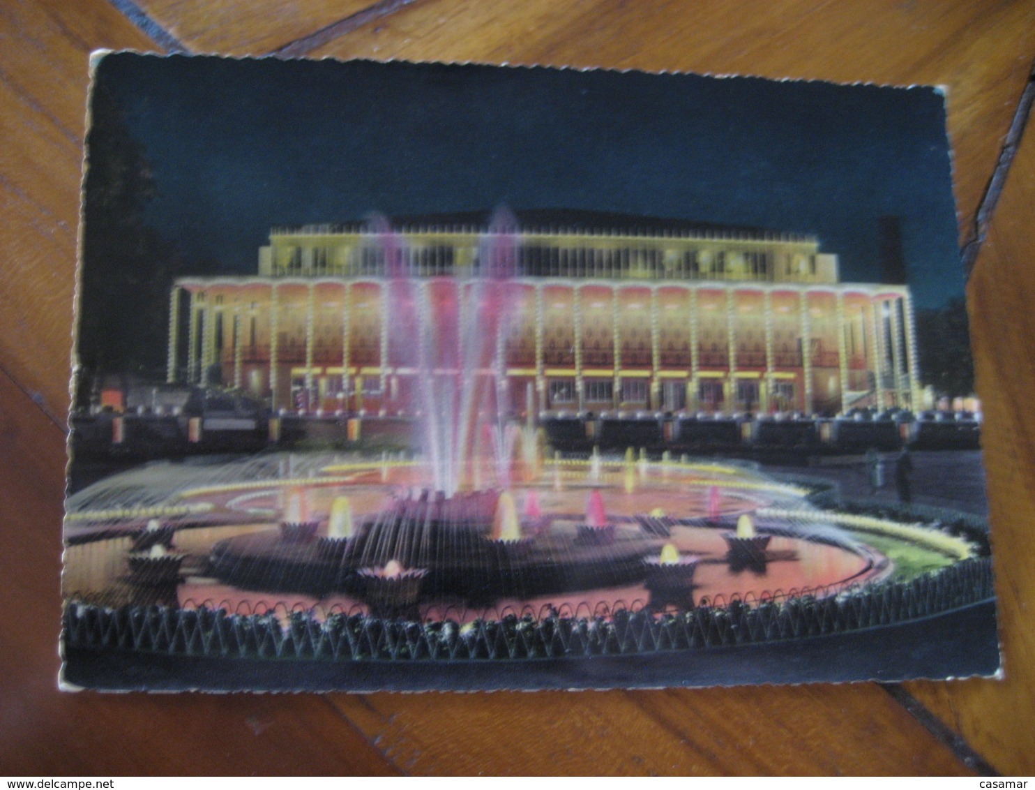 KOBENHAVN 1963 To Palm Beach USA Stamp On Tivoli The Concert Hall Post Card DENMARK - Lettres & Documents