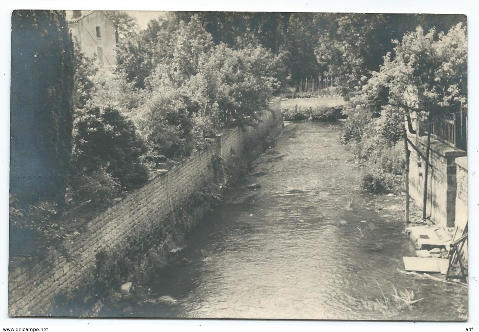 CARTE PHOTO BRIOUX SUR BOUTONNE, LA BOUTONNE, DEUX SEVRES 79 - Brioux Sur Boutonne