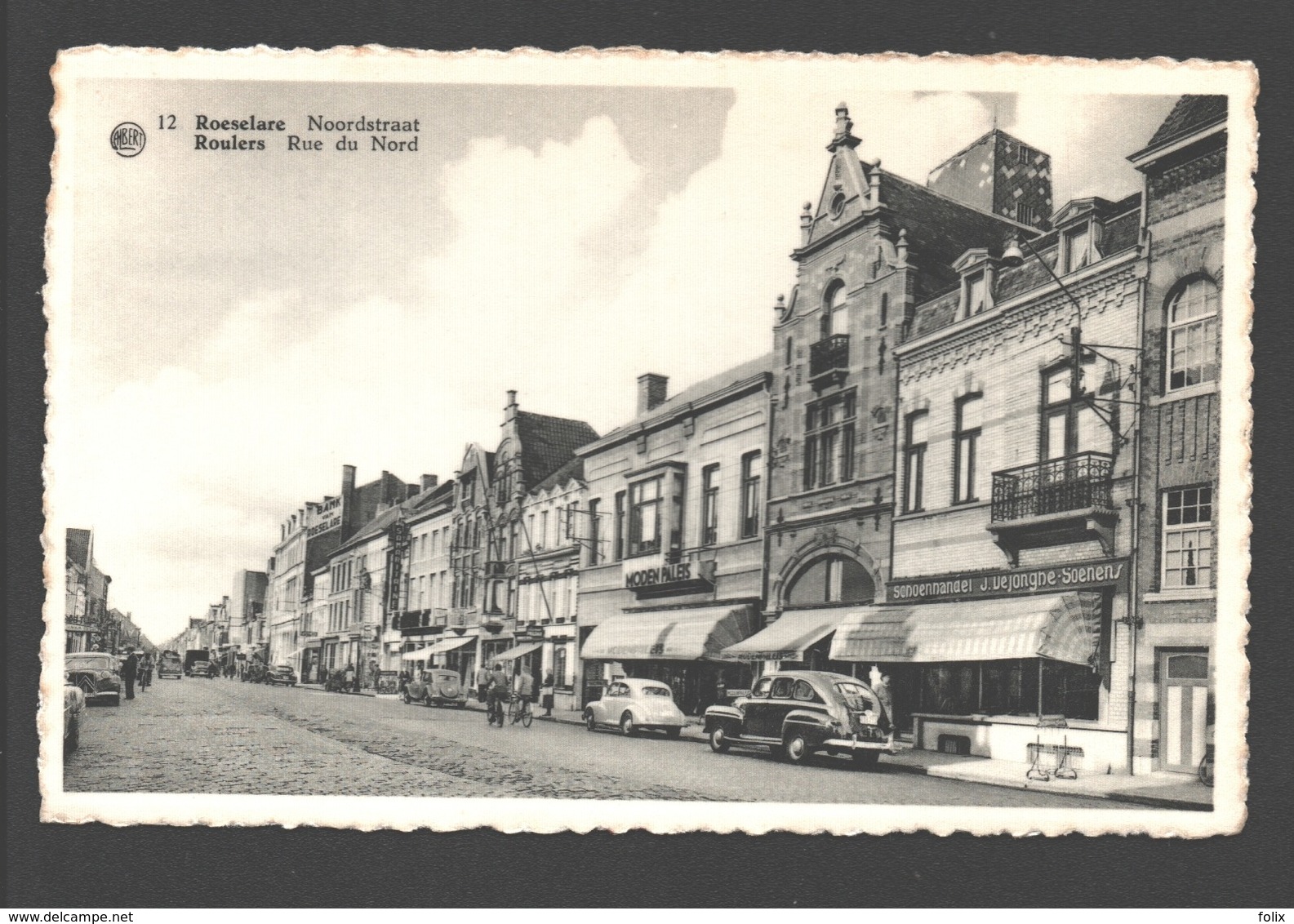 Roeselare - Noordstraat - Uitgave Vansteenkiste - Gevernist - Vintage Cars / Auto / Voiture - Roeselare