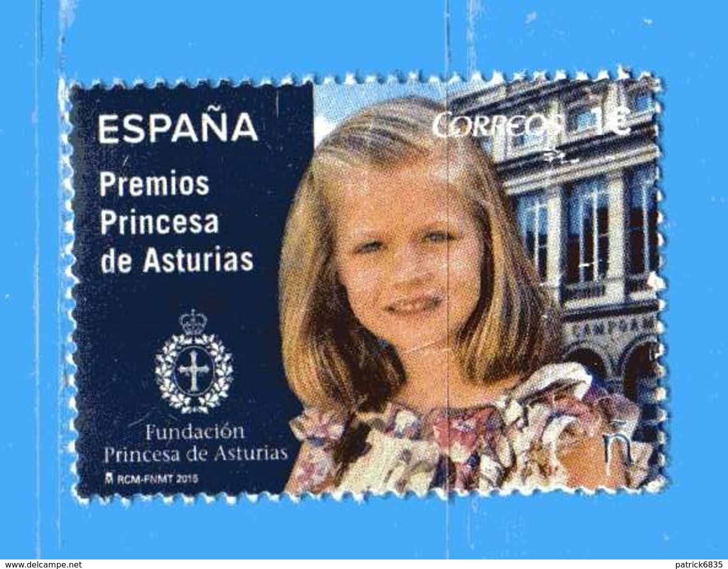 (1Us) )  SPAGNA °- 2015 -  PREMIOS PRINCESA De ASTURIAS . - Usati