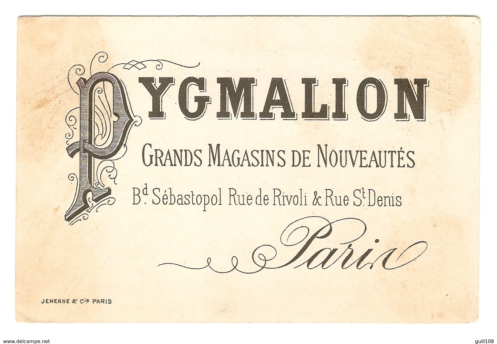 Chromo Dorée Pygmalion Paris Jehenne Tonte Moutons Enfant Mouton Vintage Victorian Trade Card Shearing Sheep A25-27 - Sonstige & Ohne Zuordnung