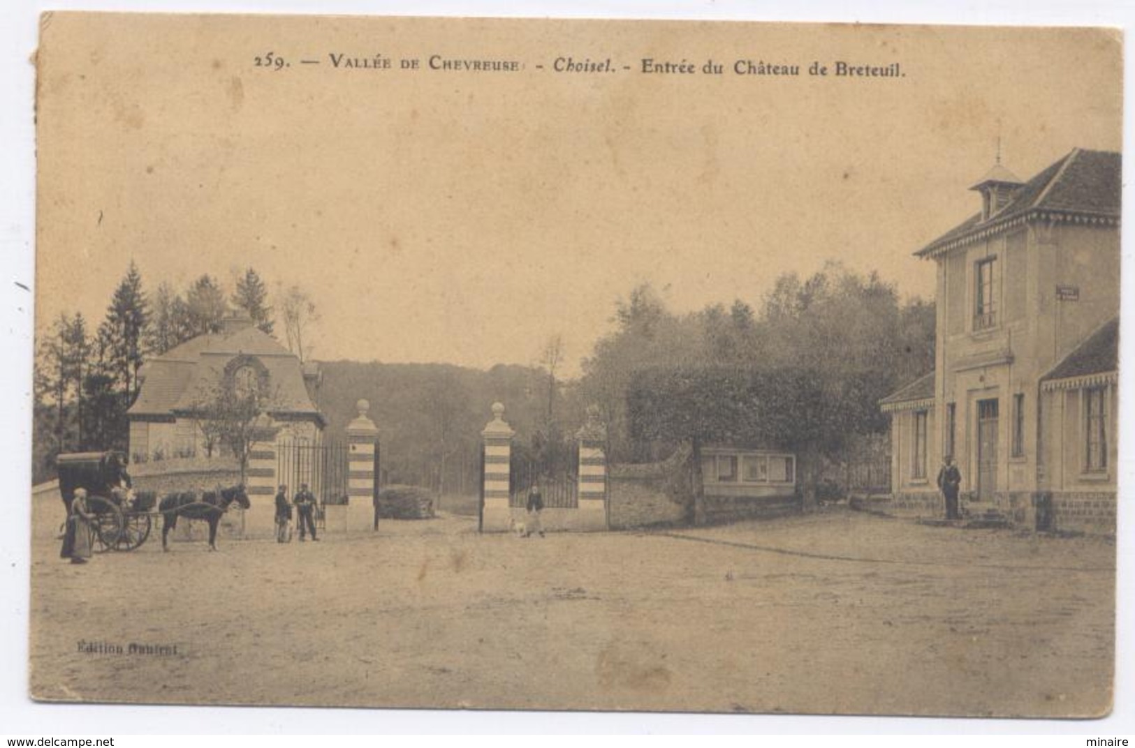 CHOISEL Près De Chevreuse - Entrée Du Château De Breteuil -1907 - Bon état - Autres & Non Classés