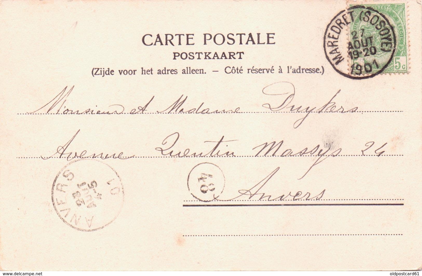 Seltene Alte AK  MONTAIGLE / NAMUR / Belgien  - Burgruine -  Gelaufen 1901 - Other & Unclassified