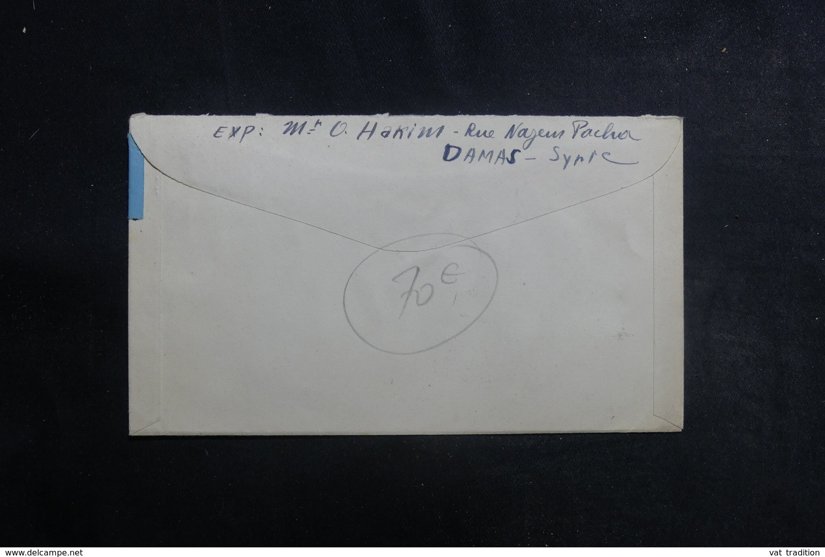 SYRIE - Enveloppe De Damas Pour La France En 1946 Par Avion , Affranchissement Plaisant - L 42168 - Syrie